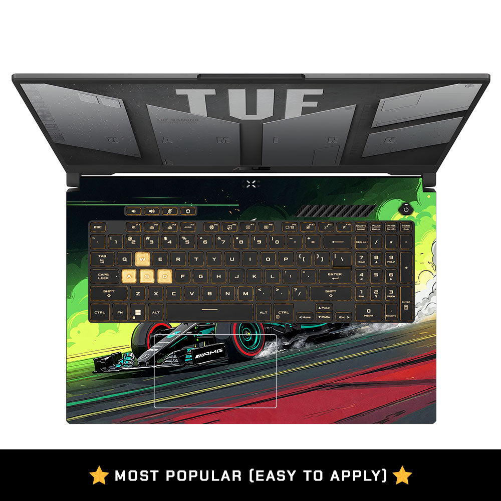 W15 F1 Red Bull x AMG Velocity Asus TUF Gaming F17 FX707Z Laptop Skin