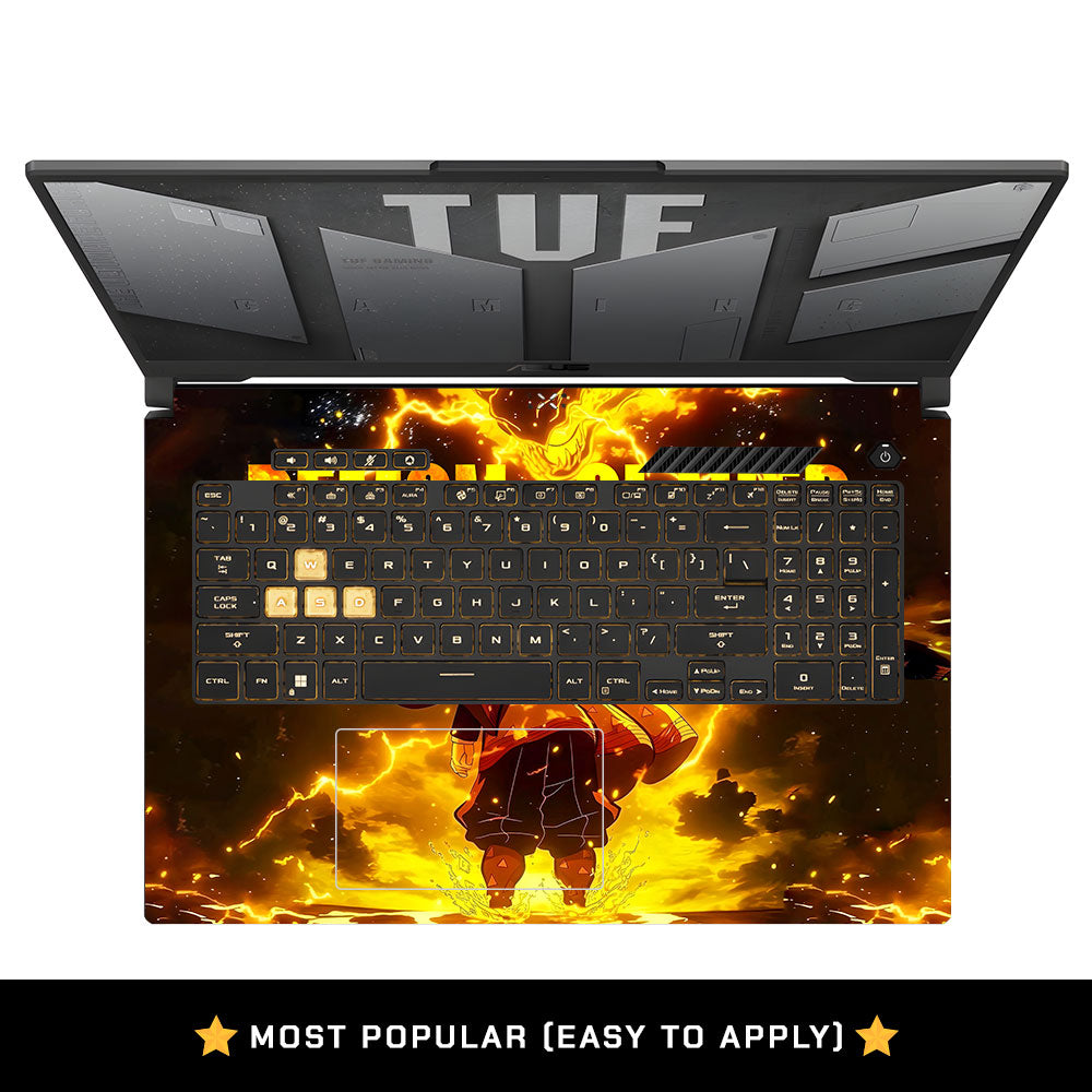 Zenitsu Lightning Strike Asus TUF Gaming F17 FX707Z Laptop Skin