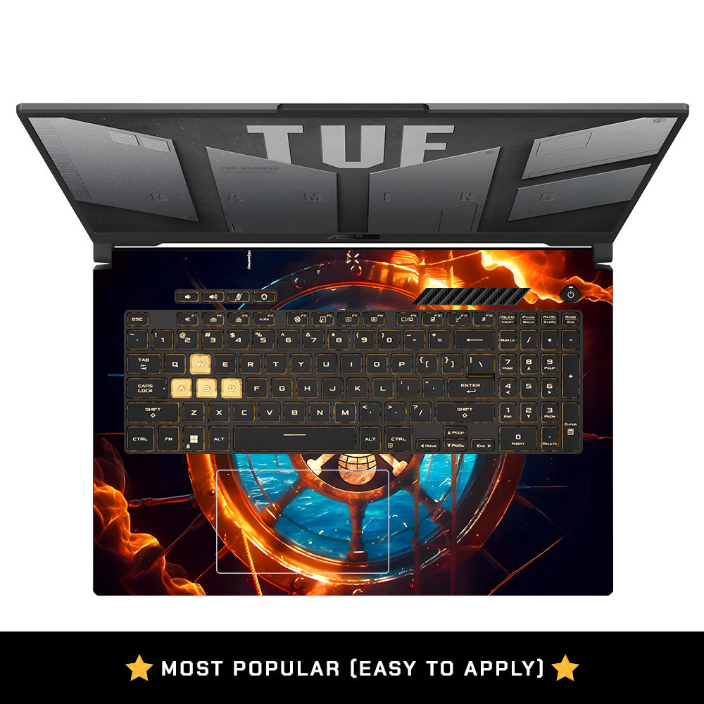 Straw Hat Pirates Emblem Asus TUF Gaming F17 FX707Z Laptop Skin