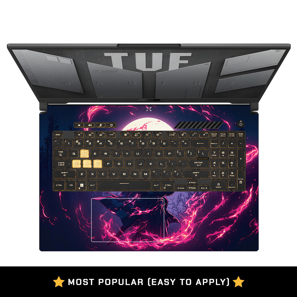 Tanjiro's Flame of Ember Asus TUF Gaming F17 FX707Z Laptop Skin