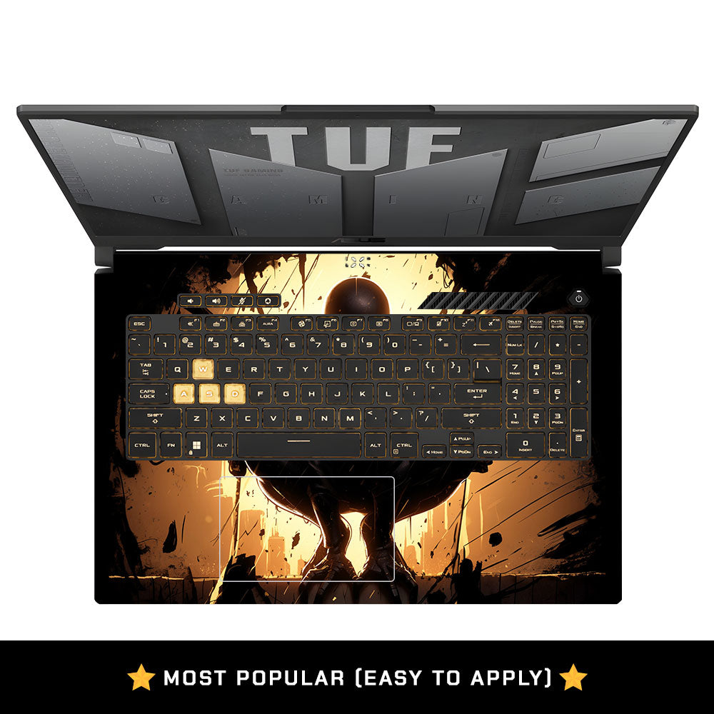 Shadow Spiderman Asus TUF Gaming F17 FX707Z Laptop Skin