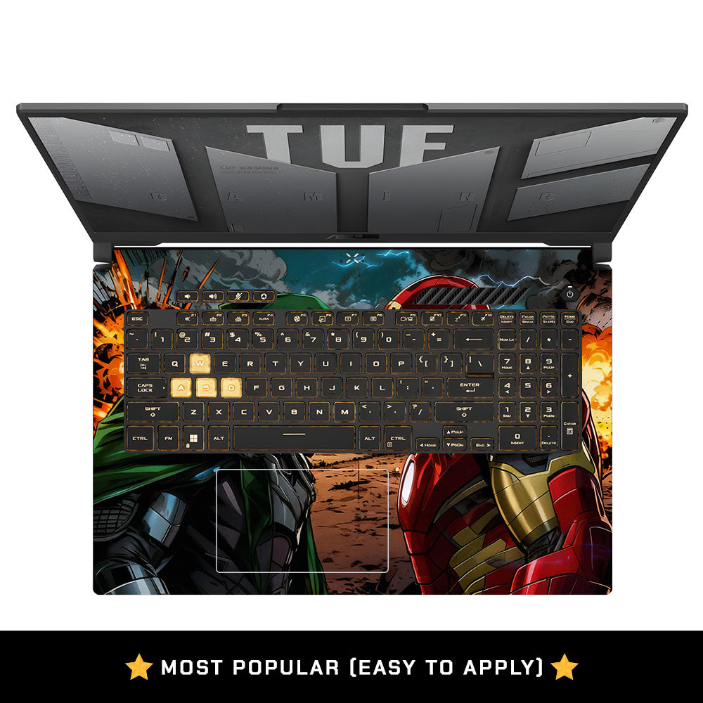 Armored Hero Showdown Asus TUF Gaming F17 FX707Z Laptop Skin