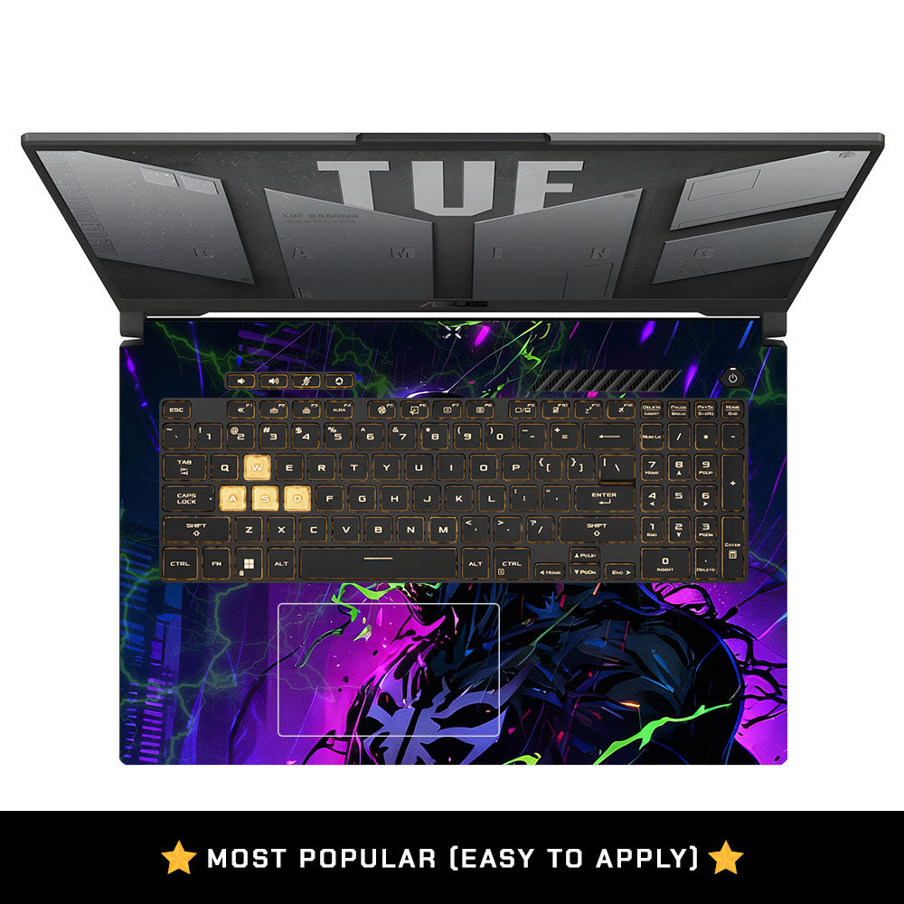Venom Chaos Surge Asus TUF Gaming F17 FX707Z Laptop Skin