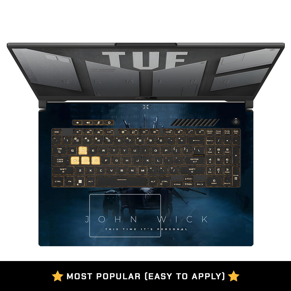 John Wick Assassin Asus TUF Gaming F17 FX707Z Laptop Skin
