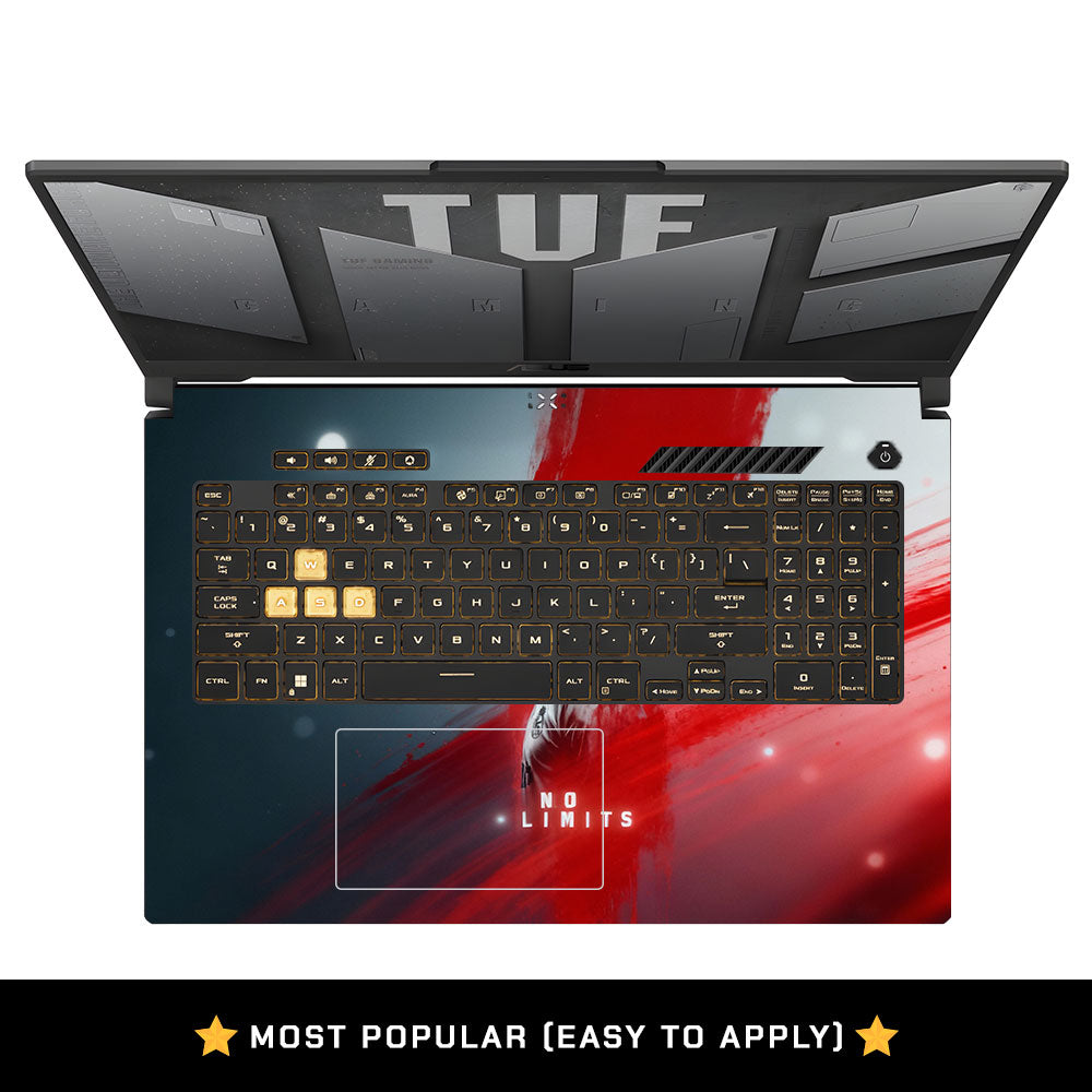 No Limits Ronaldo Spirit Asus TUF Gaming F17 FX707Z Laptop Skin