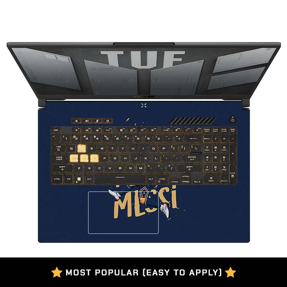Messi Motion Masterpiece Asus TUF Gaming F17 FX707Z Laptop Skin