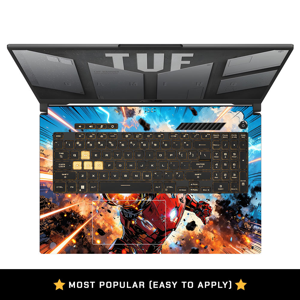 Iron Impact The Arc Reactor Asus TUF Gaming F17 FX707Z Laptop Skin