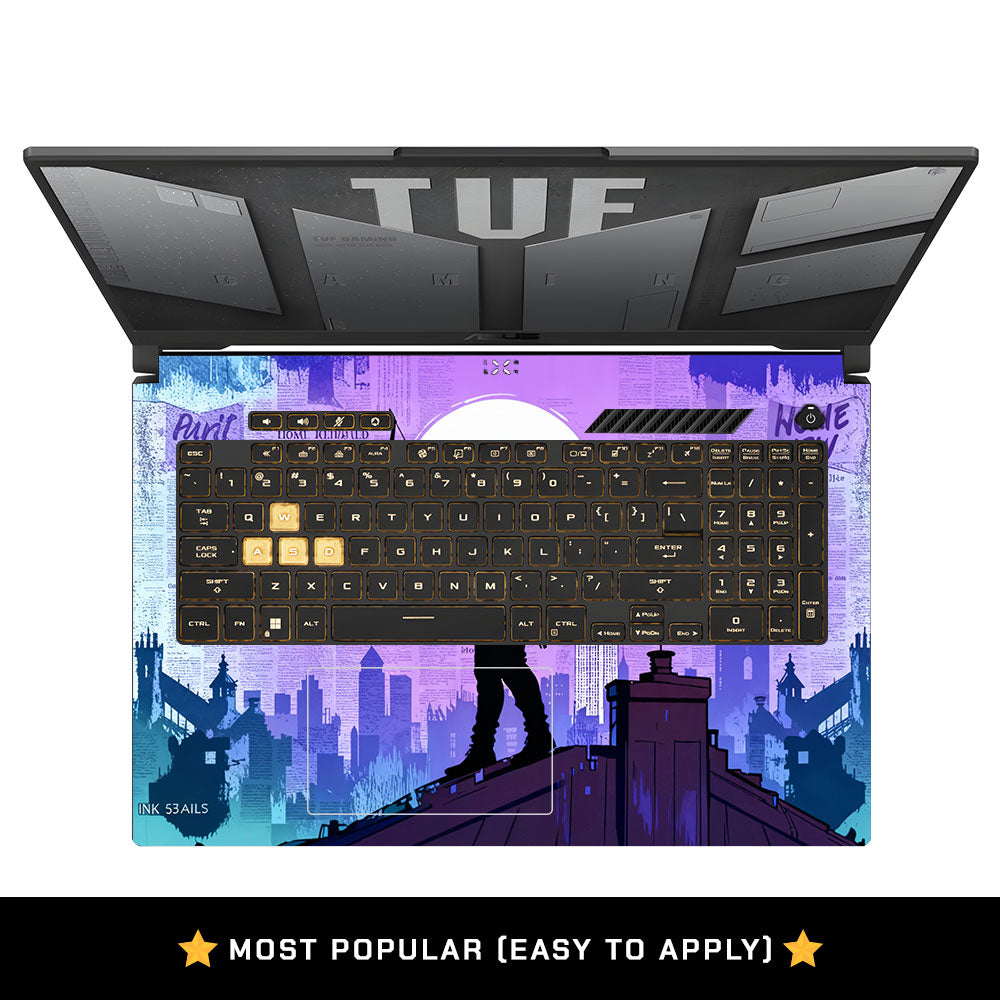 Comic Archer Hero Asus TUF Gaming F17 FX707Z Laptop Skin