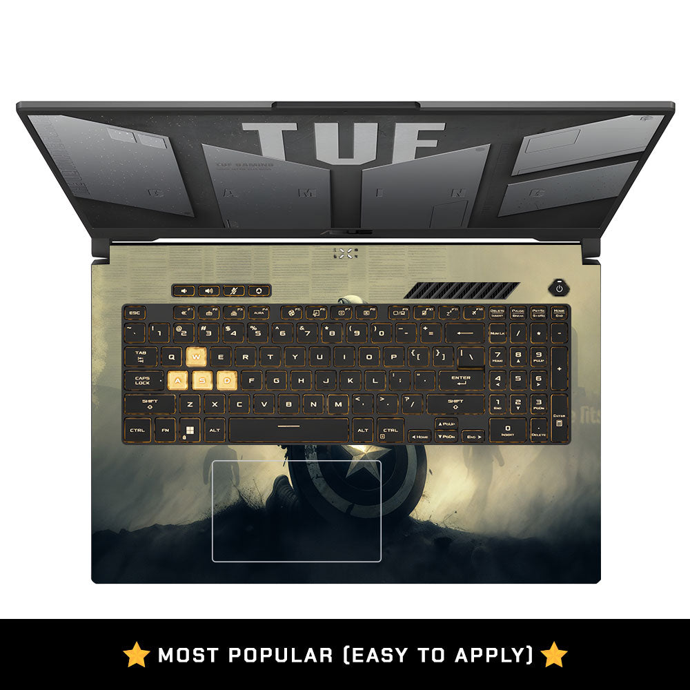 Captain's Valor Asus TUF Gaming F17 FX707Z Laptop Skin