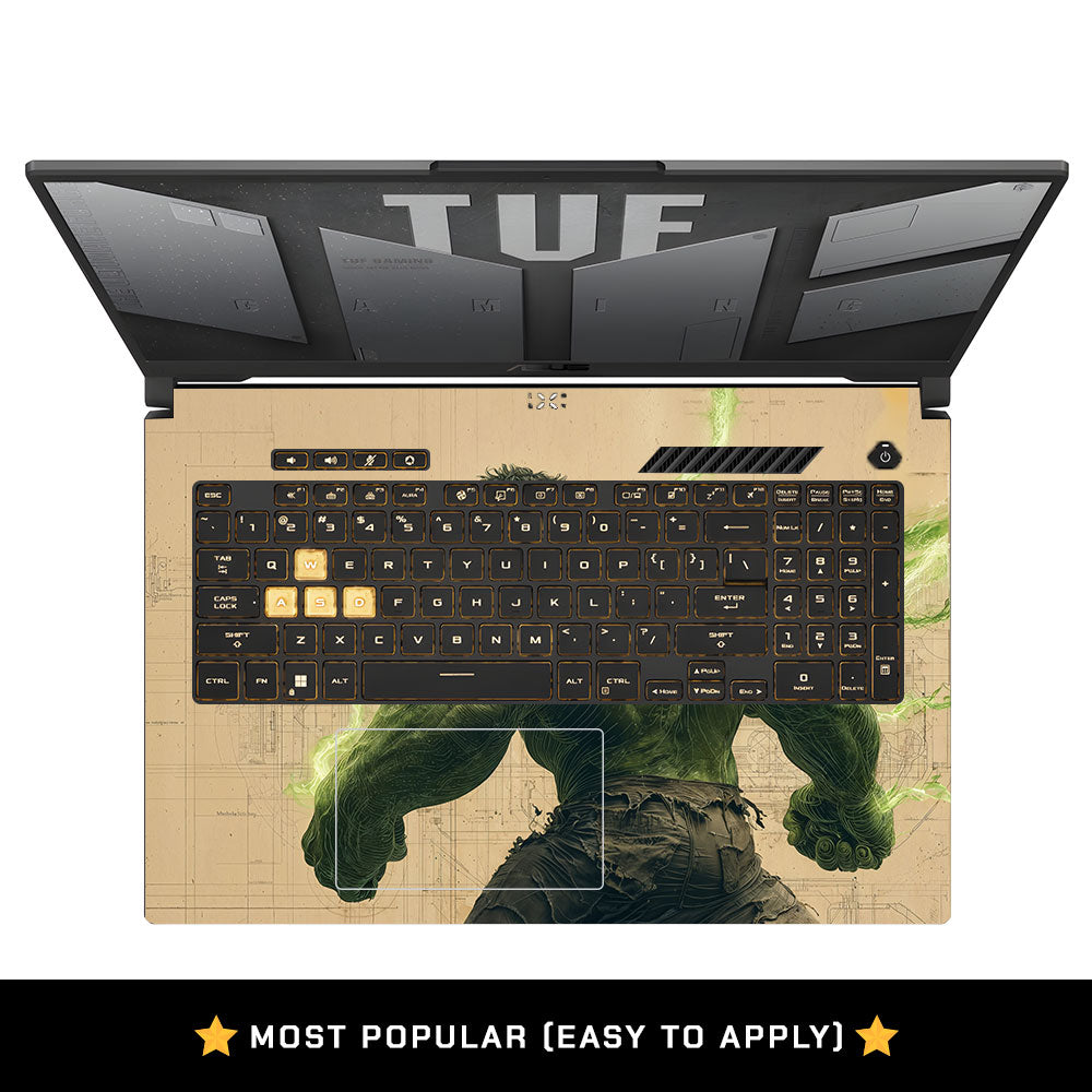 Jade Giant Unleashed Asus TUF Gaming F17 FX707Z Laptop Skin