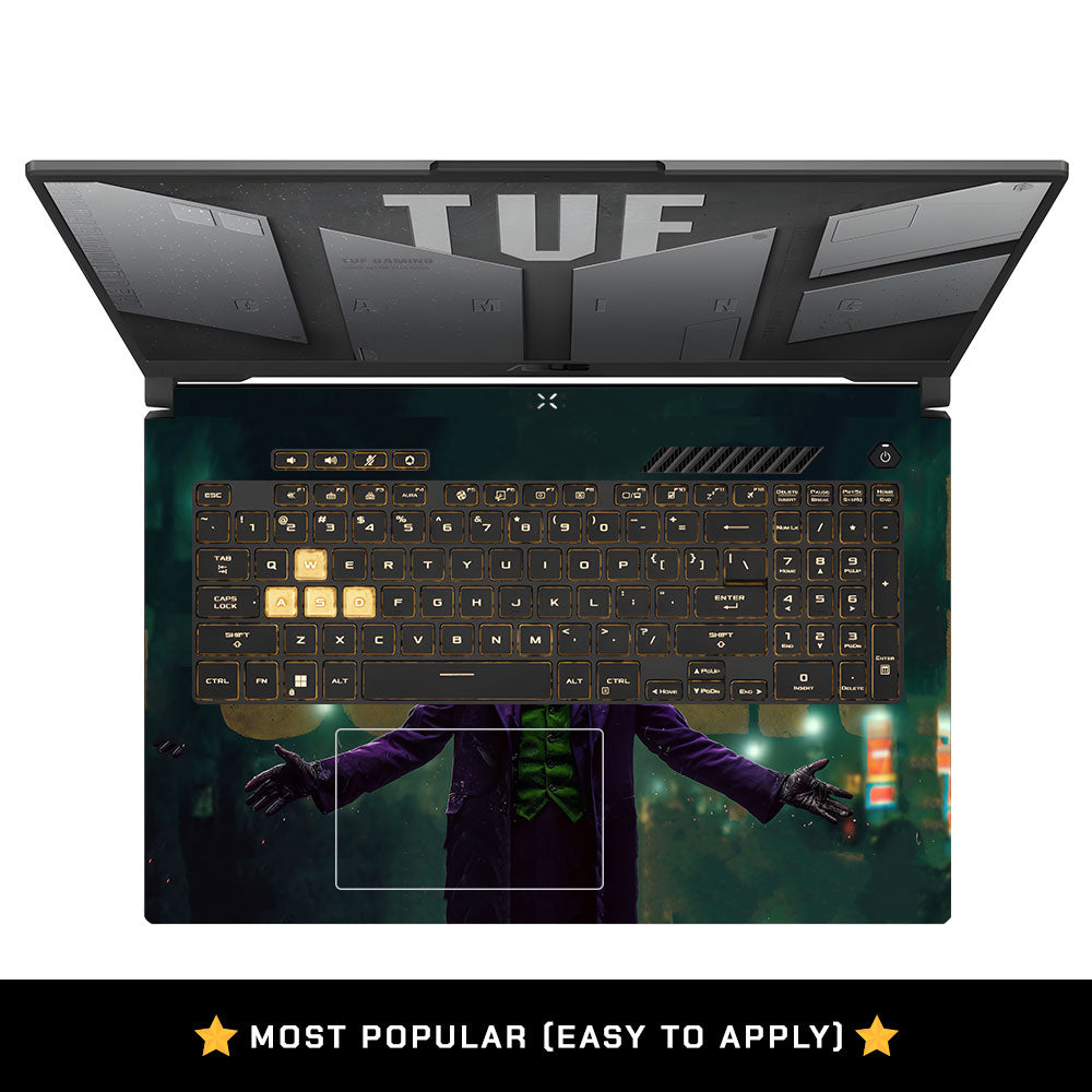 The Joker Chaos Asus TUF Gaming F17 FX707Z Laptop Skin