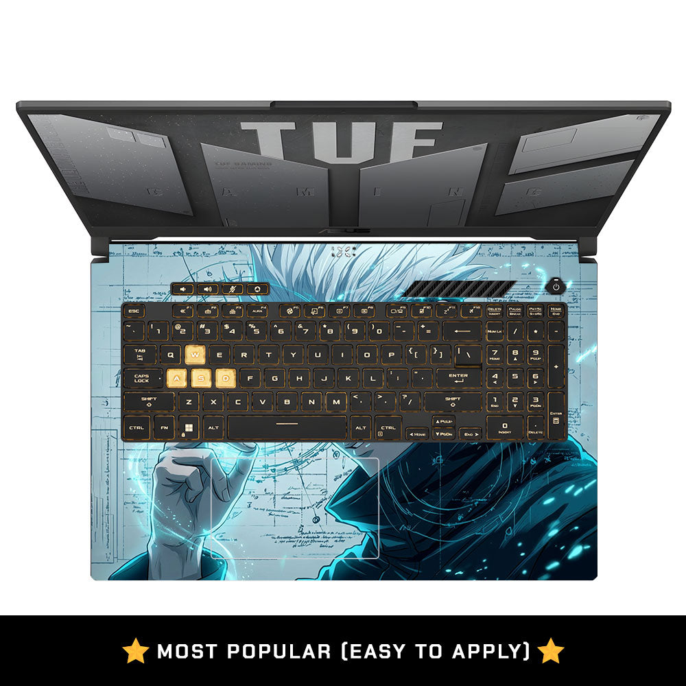 Anime Sorcerer Power Asus TUF Gaming F17 FX707Z Laptop Skin