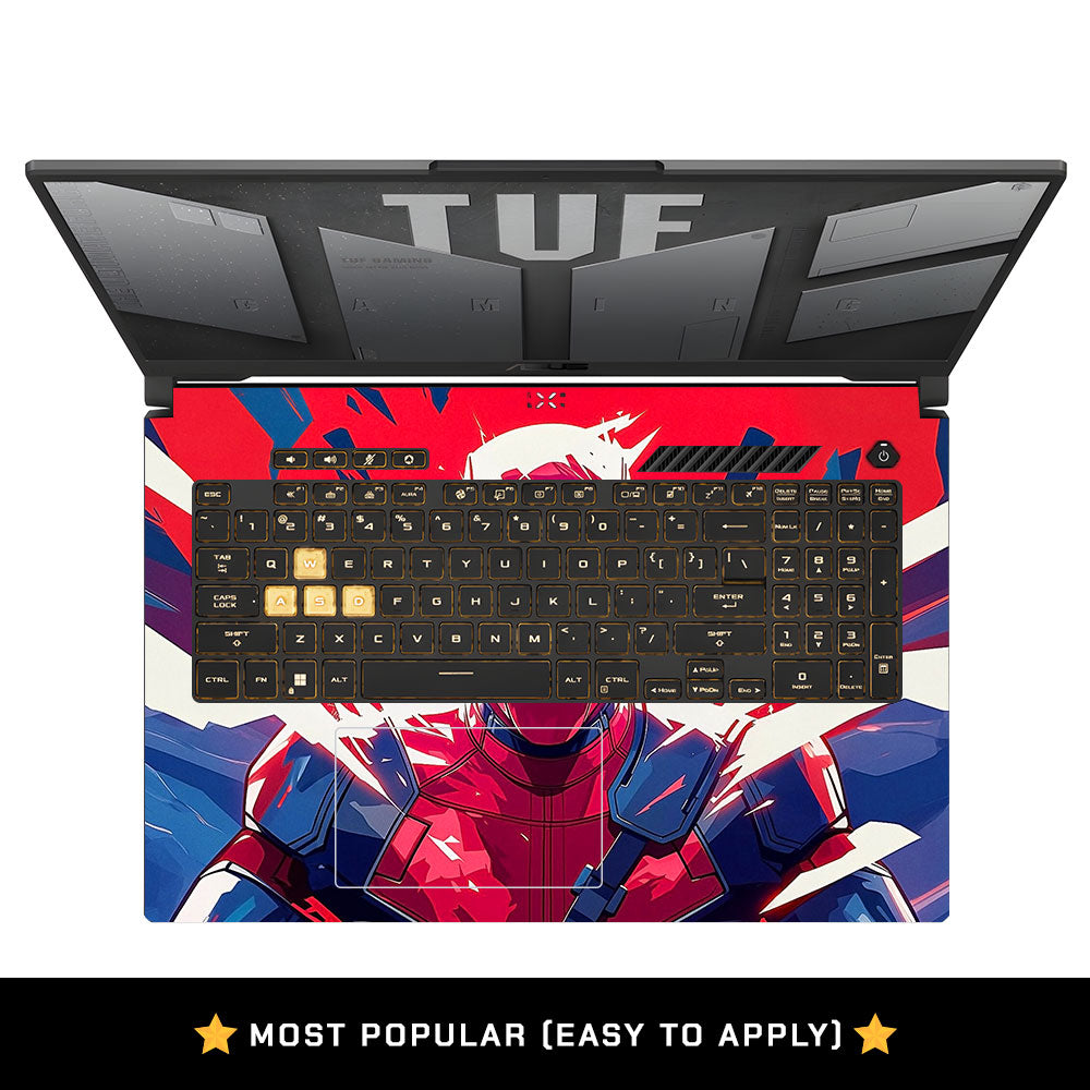 Deadpool Power Burst Asus TUF Gaming F17 FX707Z Laptop Skin