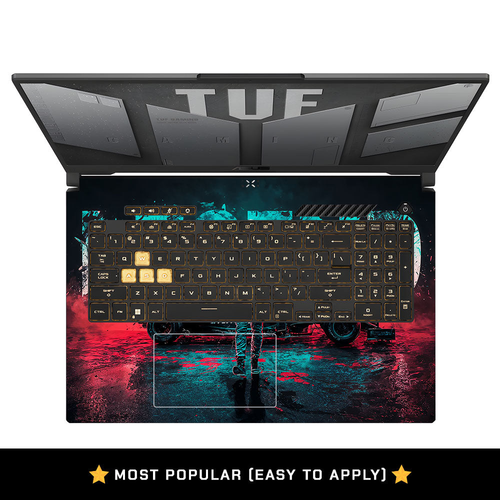 F1 Legend Racer Asus TUF Gaming F17 FX707Z Laptop Skin