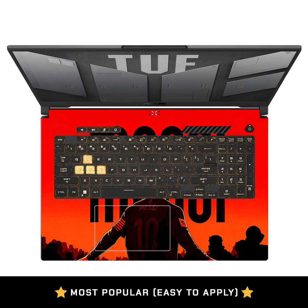 Crimson Legend Aura Asus TUF Gaming F17 FX707Z Laptop Skin