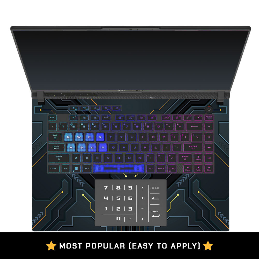 Futuristic Techno Asus ROG Strix G16 G614 Laptop Skin