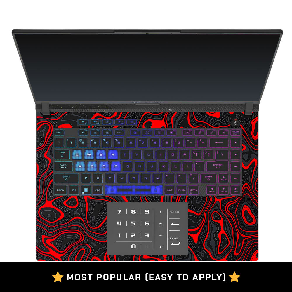 Crimson Waves Asus ROG Strix G16 G614 Laptop Skin