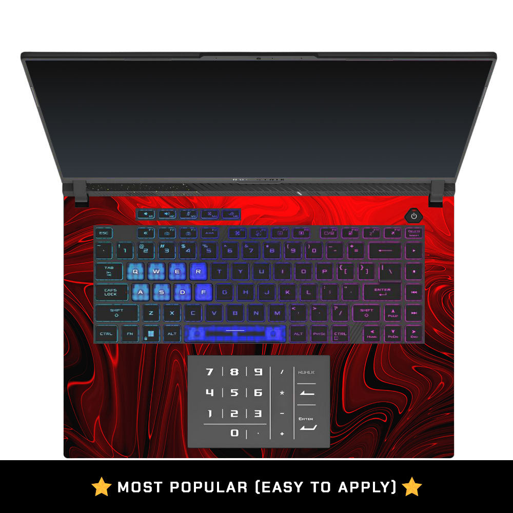 Fiery Waves Asus ROG Strix G16 G614 Laptop Skin