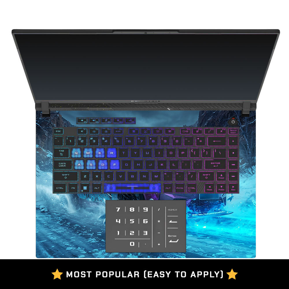 Neon Drift Car Asus ROG Strix G16 G614 Laptop Skin