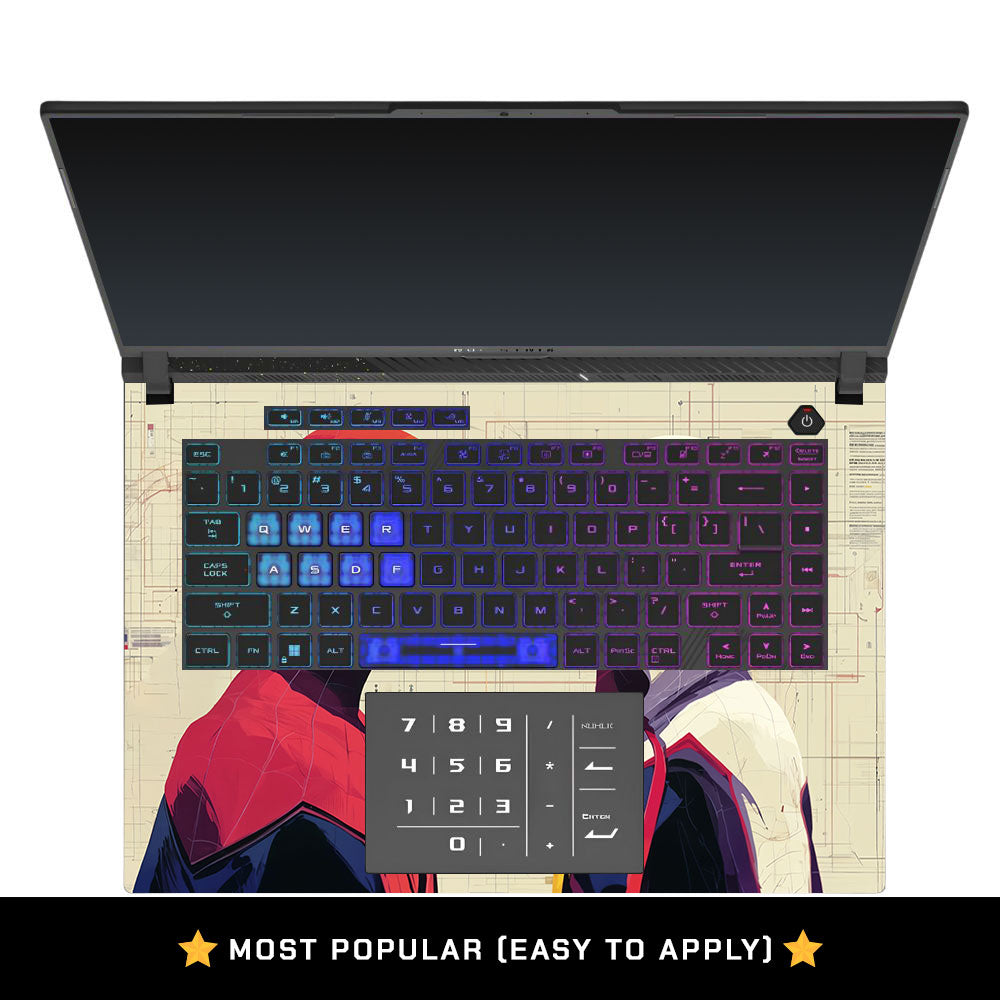 Spider Man X Spider Gwen Asus ROG Strix G16 G614J Laptop Skin