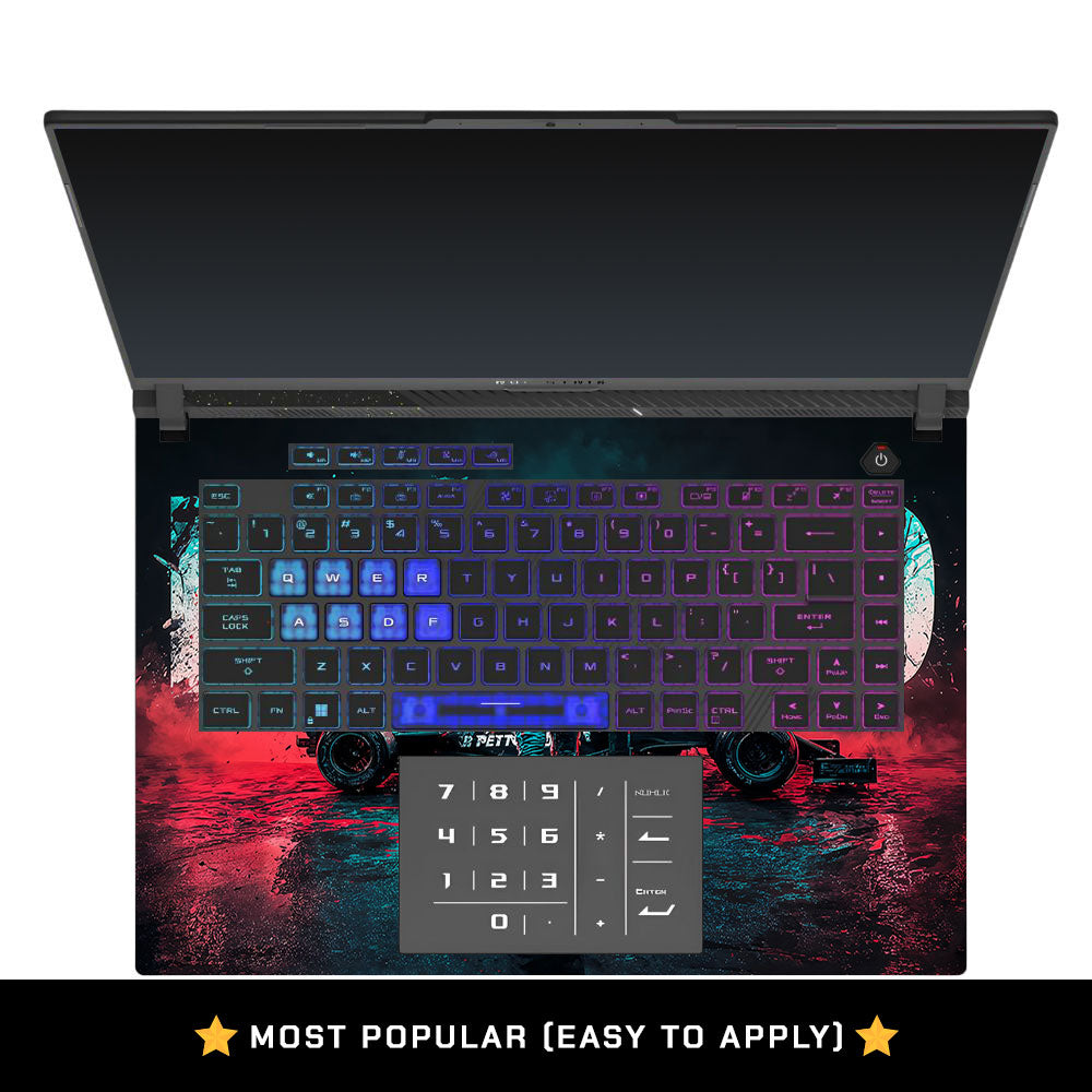 F1 Legend Racer Asus ROG Strix G16 G614J Laptop Skin