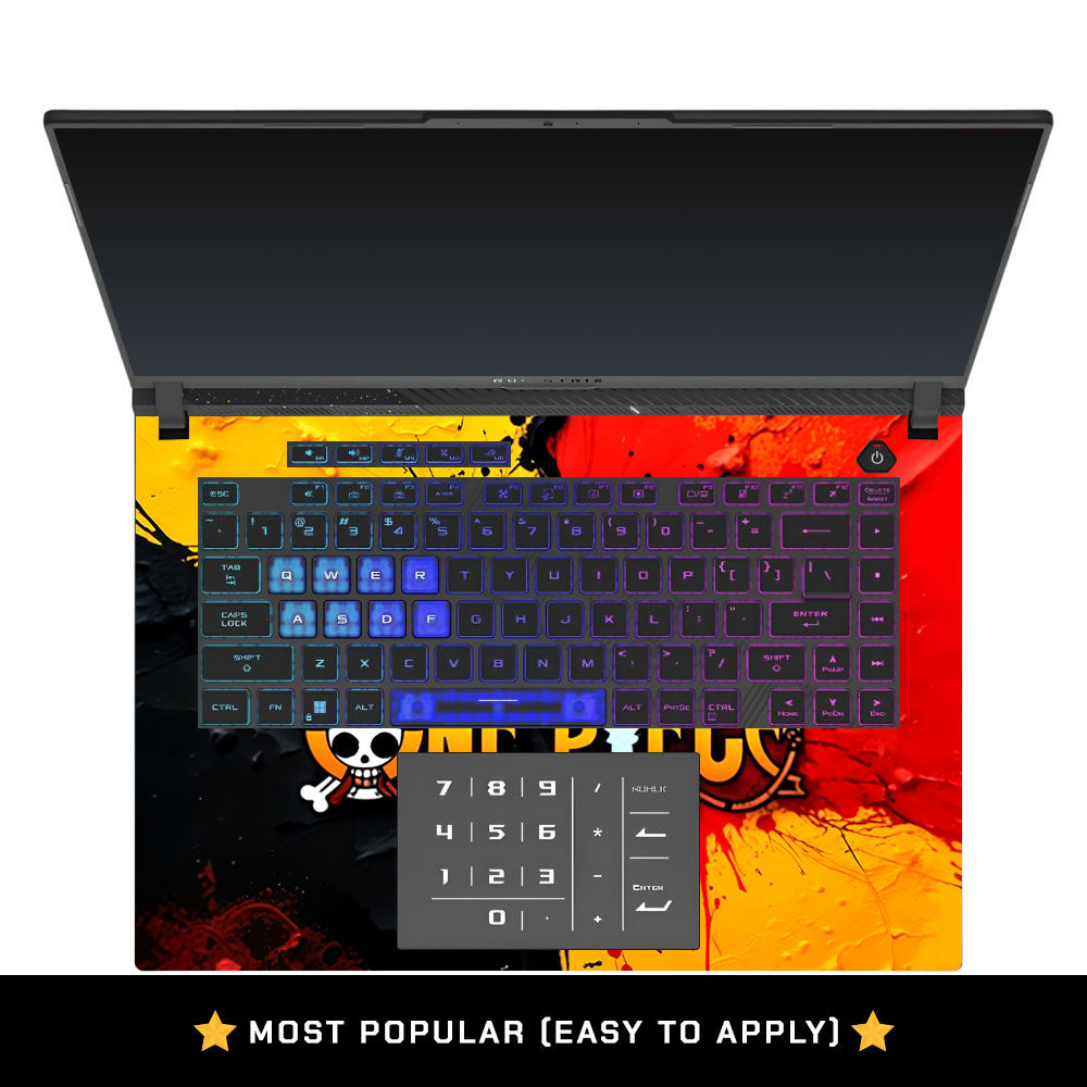 One Piece Paint Splash Asus ROG Strix G16 G614J Laptop Skin