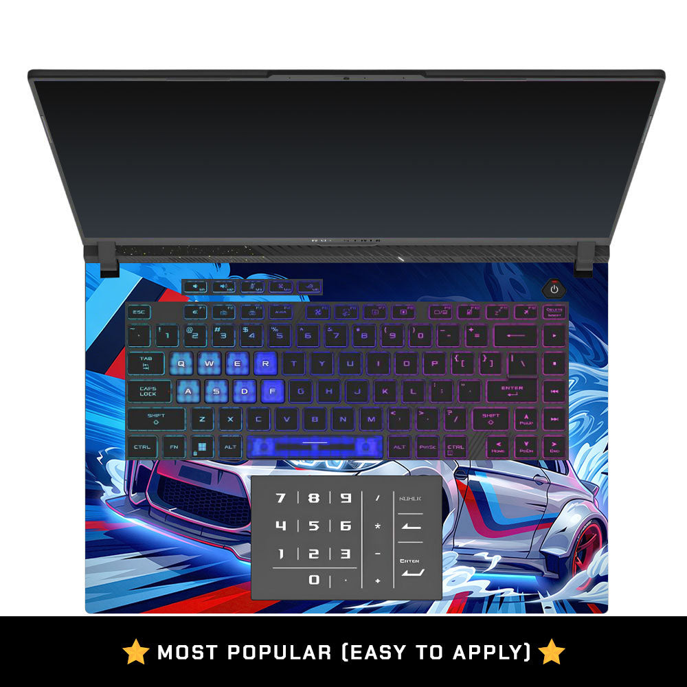 BMW M Performance Asus ROG Strix G16 G614J Laptop Skin