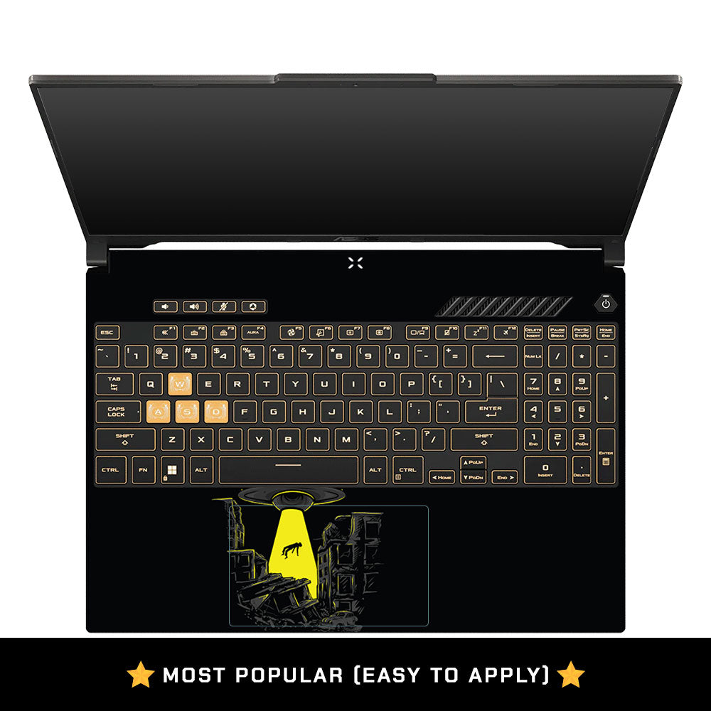 Alien Abduction Asus TUF Gaming F16 and TUF Gaming A16 Laptop Skin