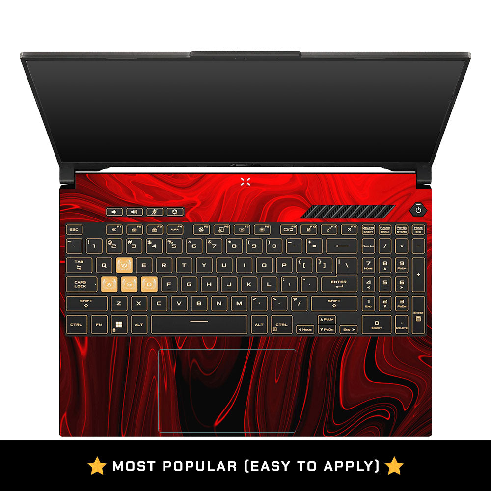 Fiery Waves Asus Gaming V16 V3607 Laptop Skin