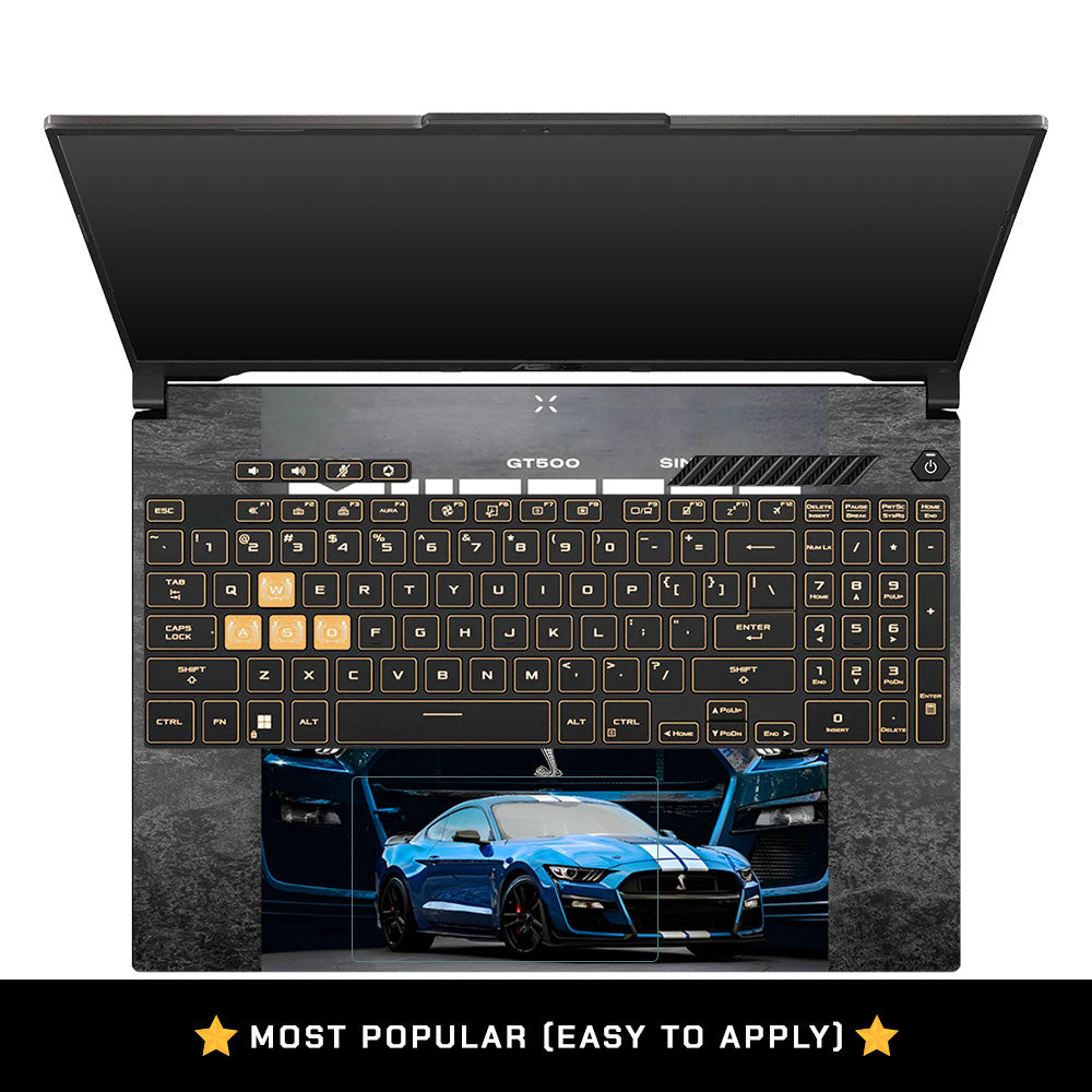 Racing Stripe Muscle Asus Gaming V16 V3607 Laptop Skin