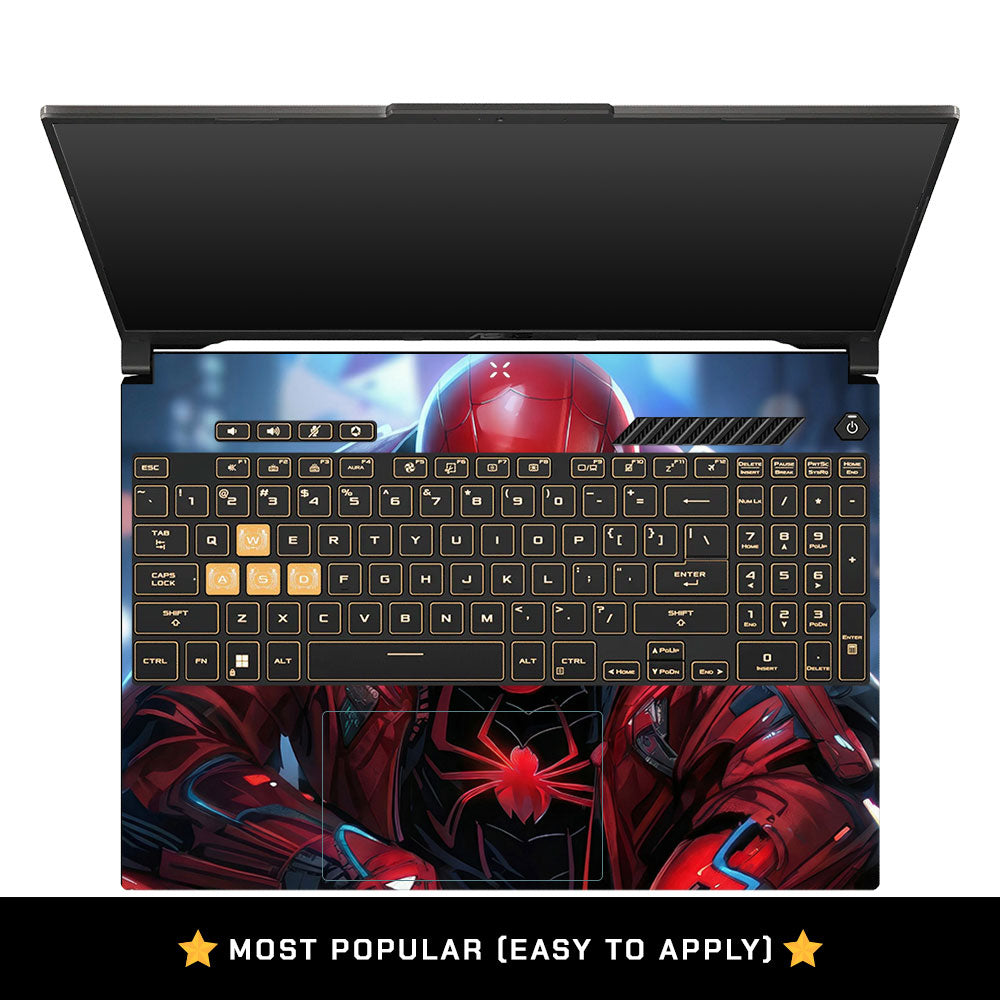Spiderman Classic Asus Gaming V16 V3607 Laptop Skin