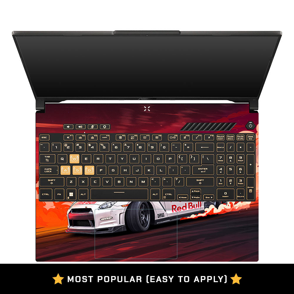 JDM Drift Fury Asus Gaming V16 V3607 Laptop Skin