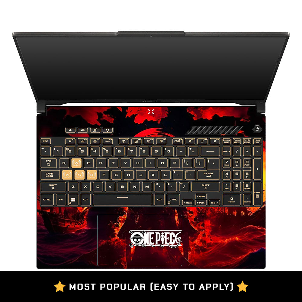 Burning Tide Pirate Asus Gaming V16 V3607 Laptop Skin
