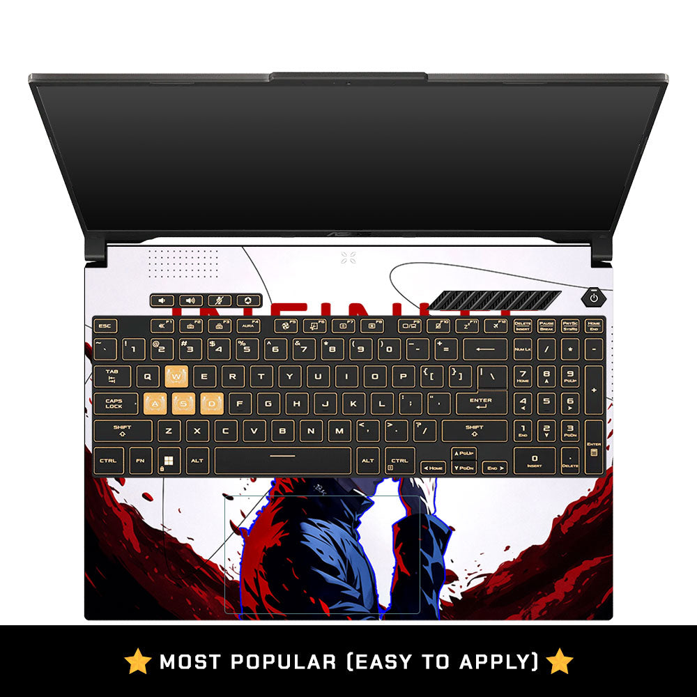 Blue Aura Sorcerer Asus Gaming V16 V3607 Laptop Skin