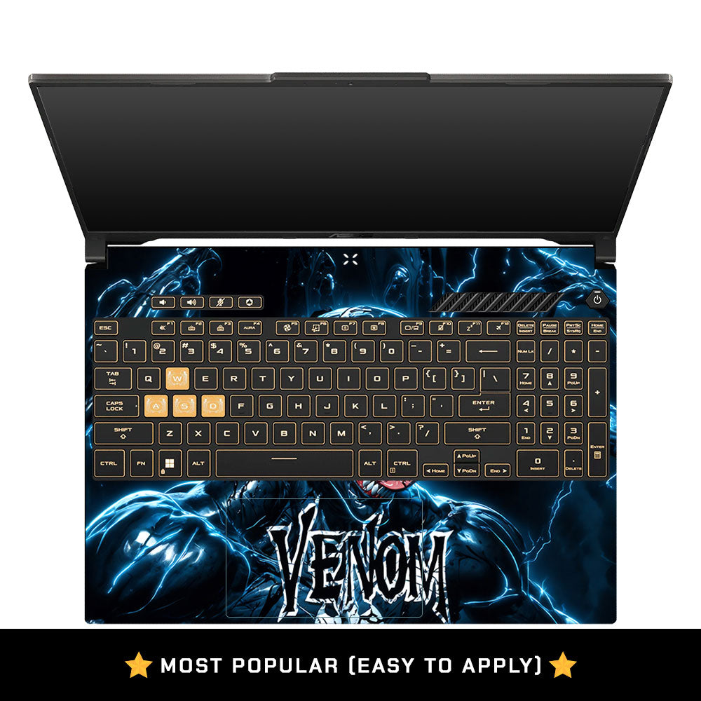 Venom Unchained Asus Gaming V16 V3607 Laptop Skin