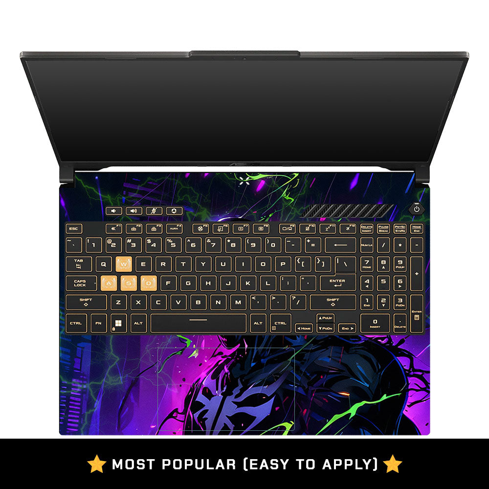 Venom Chaos Surge Asus Gaming V16 V3607 Laptop Skin