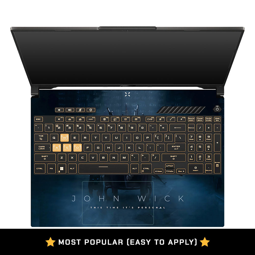 Suited Assassin Noir Asus Gaming V16 V3607 Laptop Skin