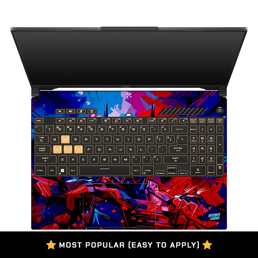 Optimus Prime Transformer Asus Gaming V16 V3607 Laptop Skin