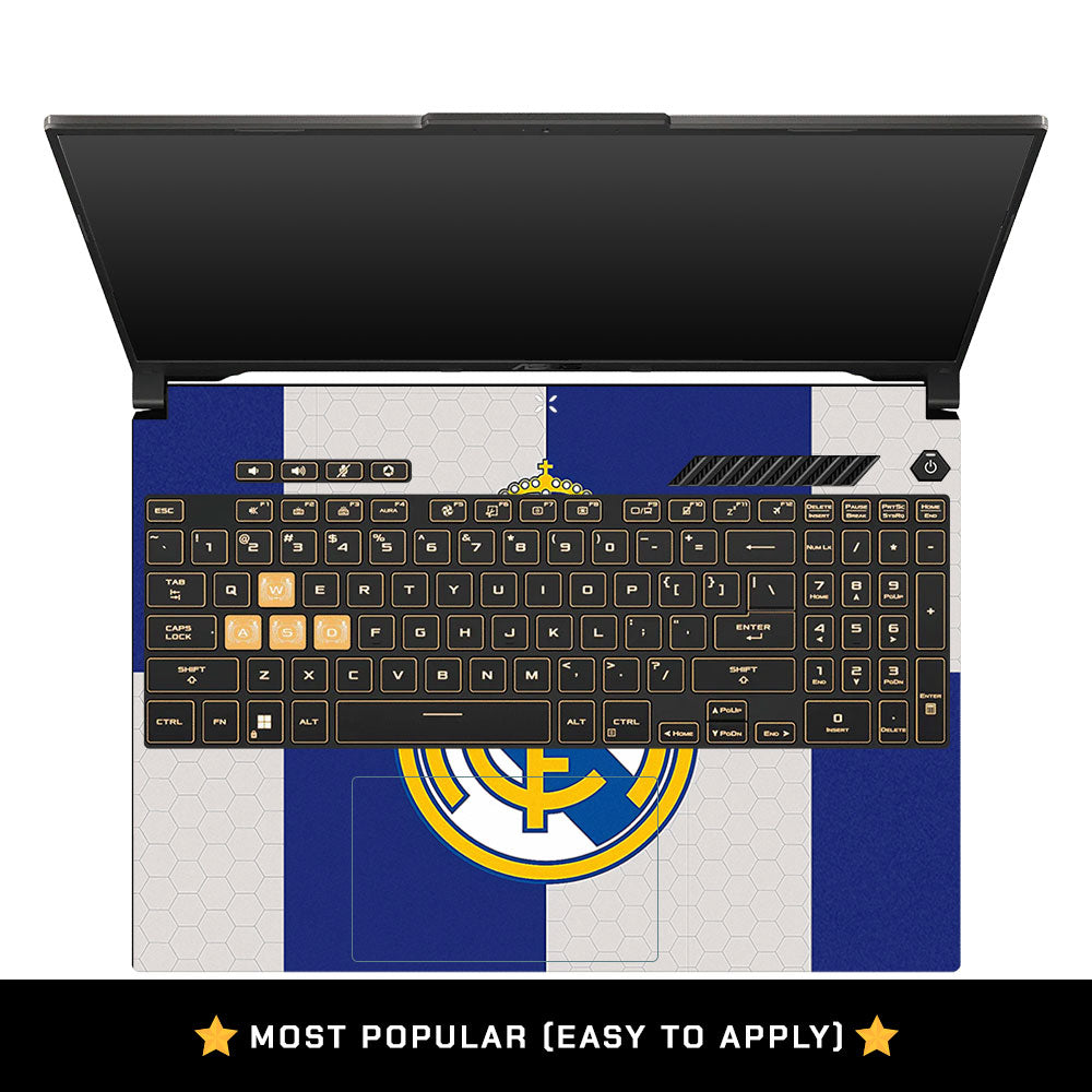 Royal Reign Real Madrid Glory Asus Gaming V16 V3607 Laptop Skin