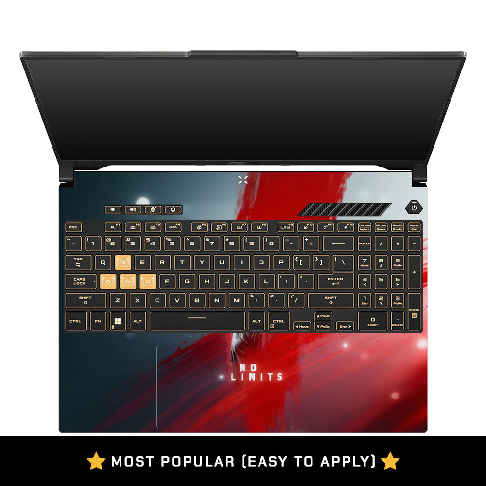No Limits Ronaldo Spirit Asus Gaming V16 V3607 Laptop Skin
