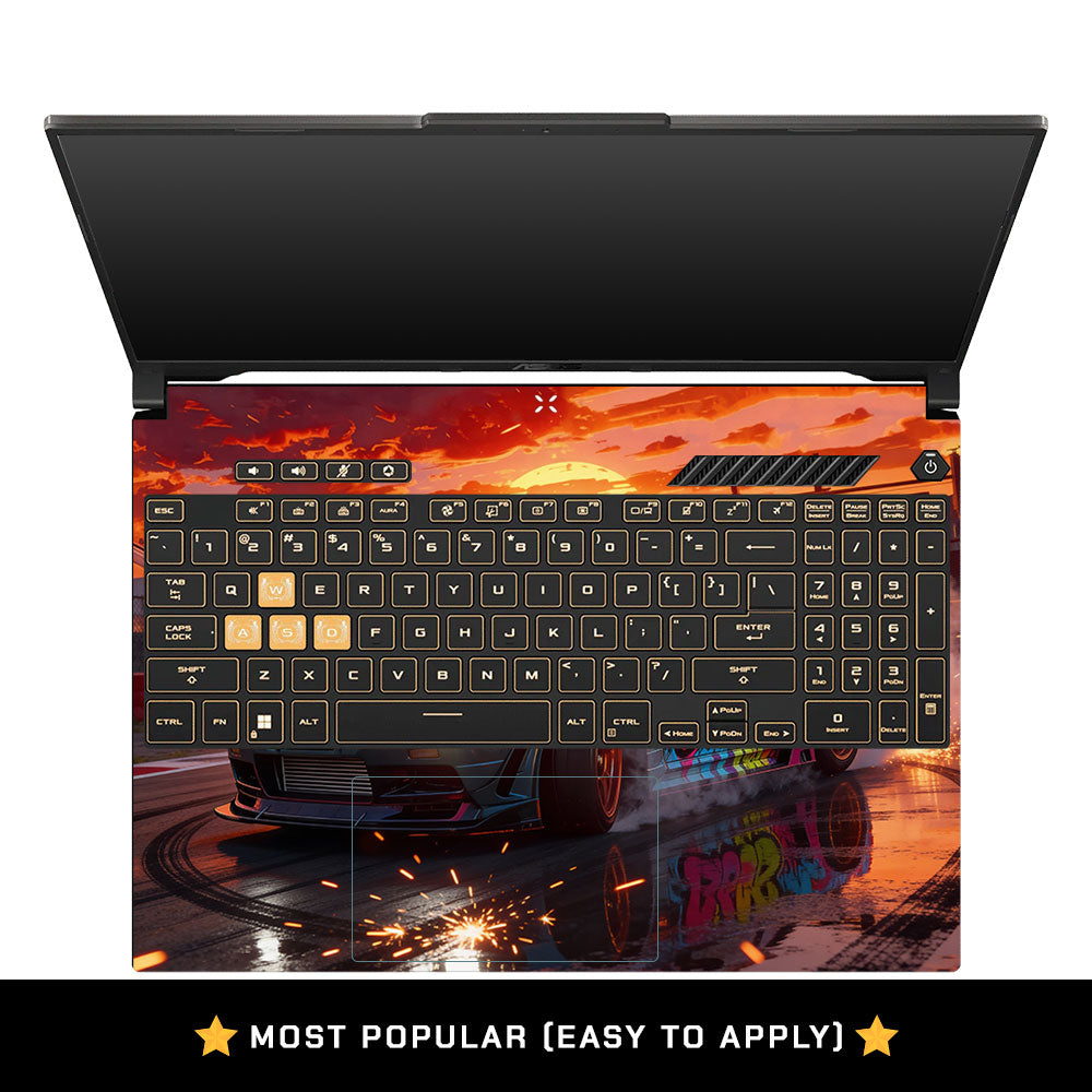 Tokyo Drift Vibes Asus Gaming V16 V3607 Laptop Skin