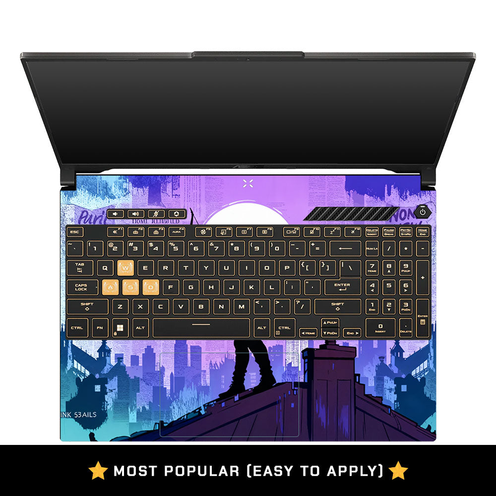 Comic Archer Hero Asus Gaming V16 V3607 Laptop Skin