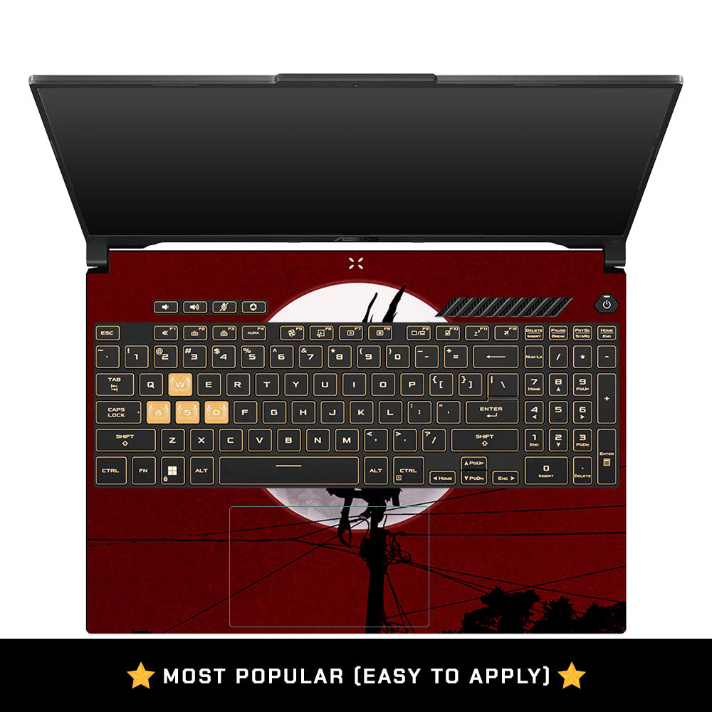 Dark Anime Reaper Asus Gaming V16 V3607 Laptop Skin