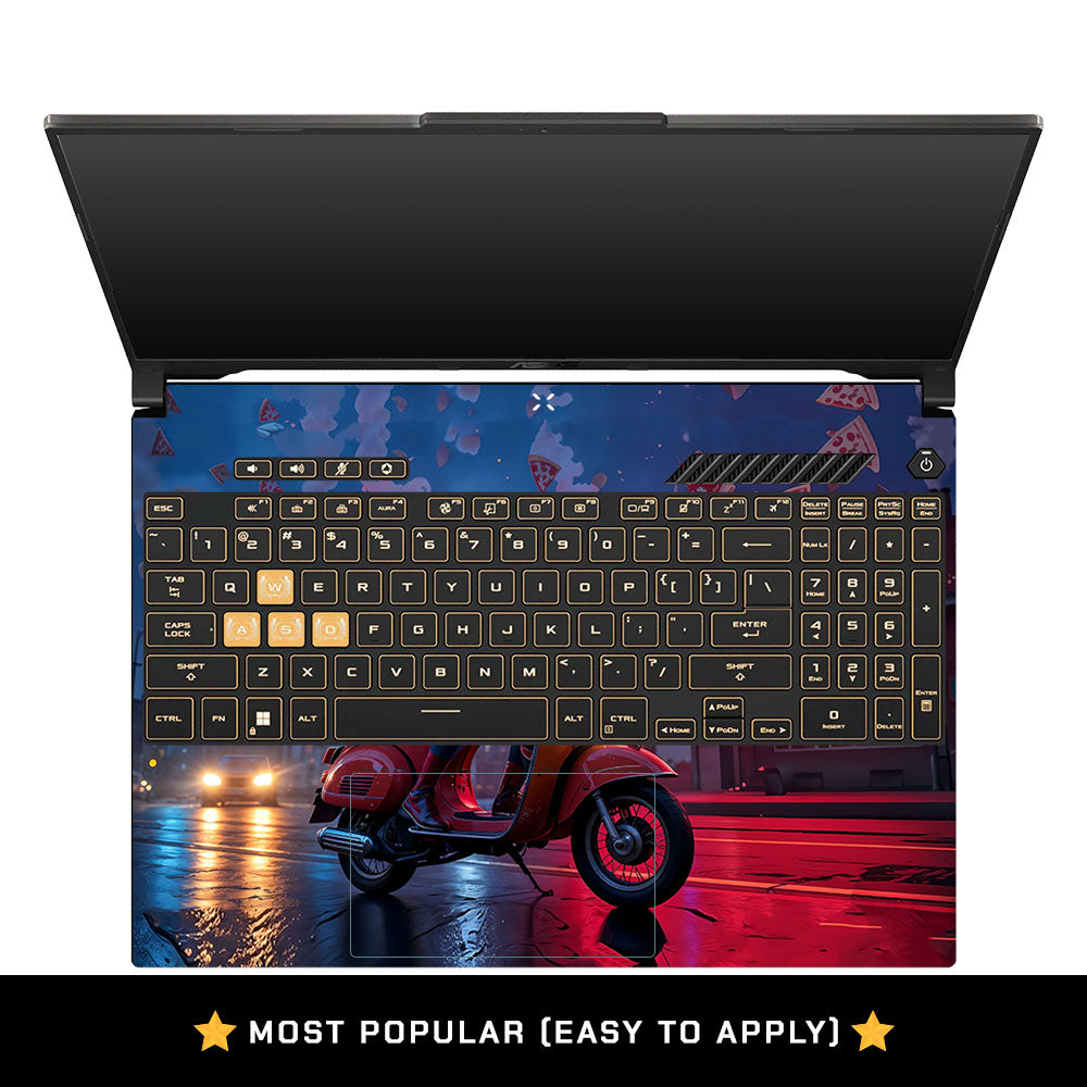 Pizza Spidey Asus Gaming V16 V3607 Laptop Skin
