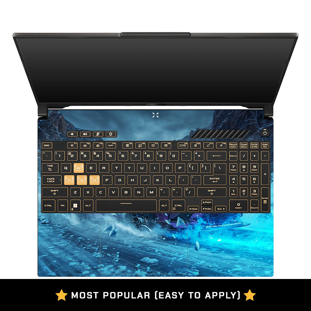 Neon Drift Car Asus Gaming V16 V3607 Laptop Skin