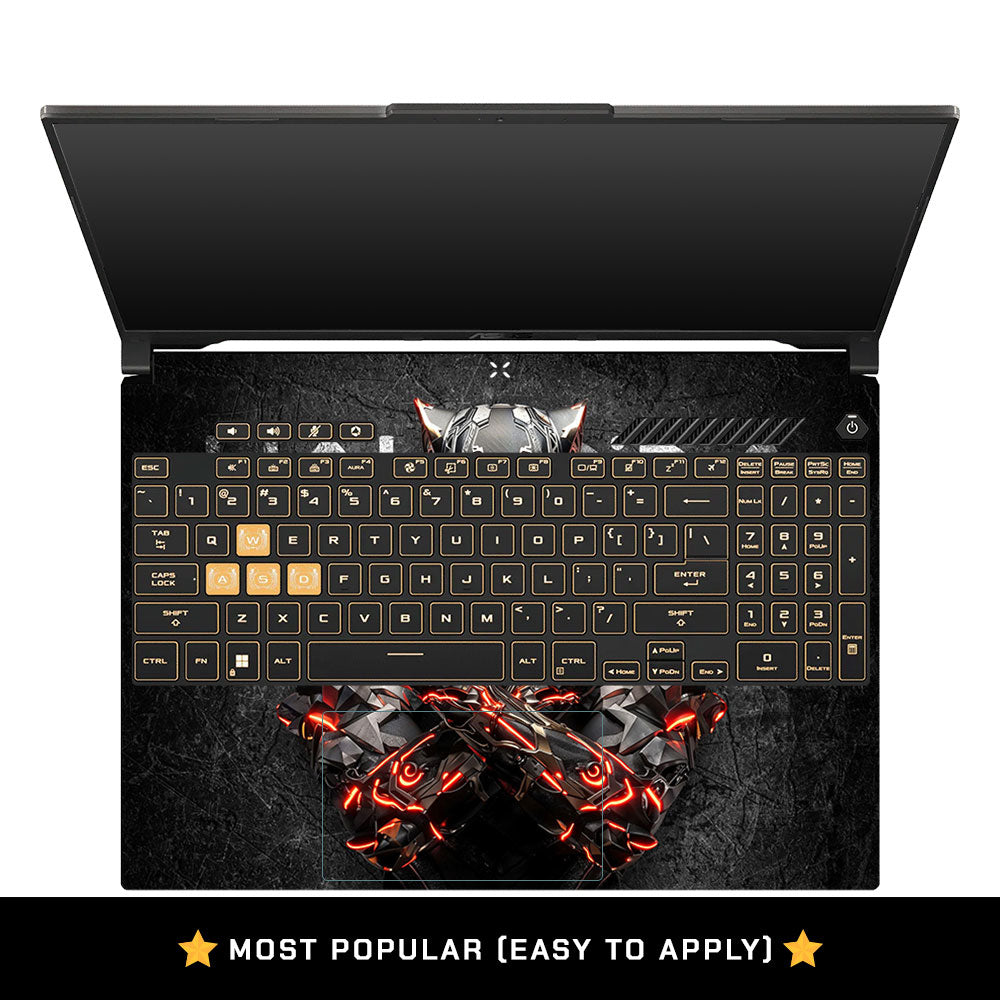 Glowing Feline Hero Asus Gaming V16 V3607 Laptop Skin