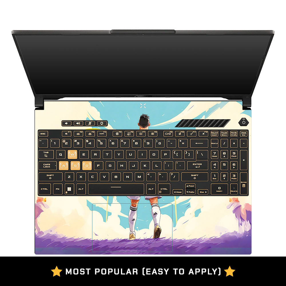 Ronaldo Final Boss Asus TUF Gaming F16 and TUF Gaming A16 Laptop Skin