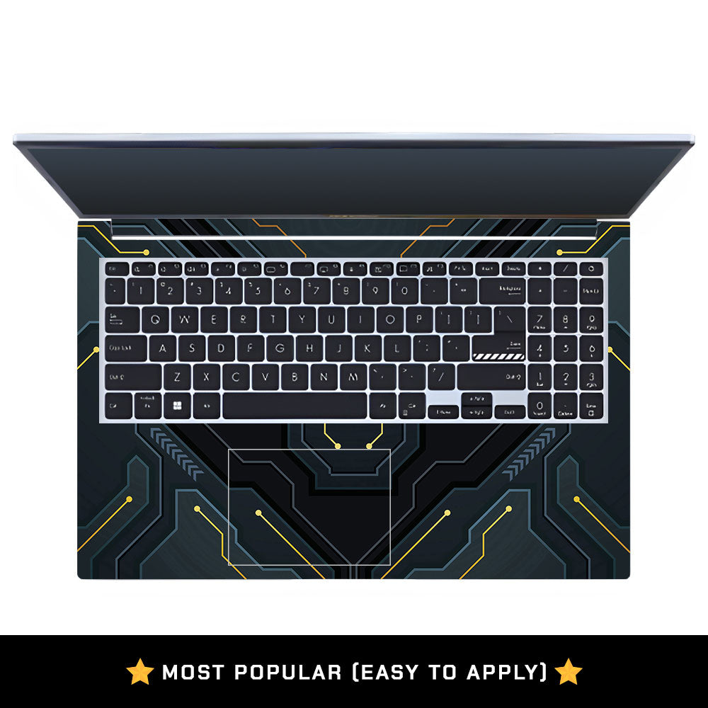 Futuristic Techno Asus Vivobook 15 X1502VA Laptop Skin