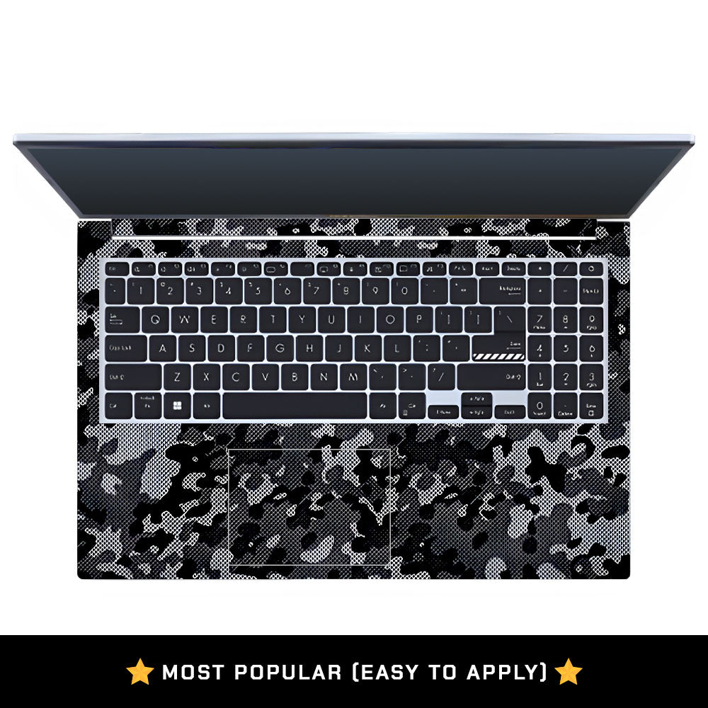 Stealth Grey Camo Asus Vivobook 15 X1502VA Laptop Skin