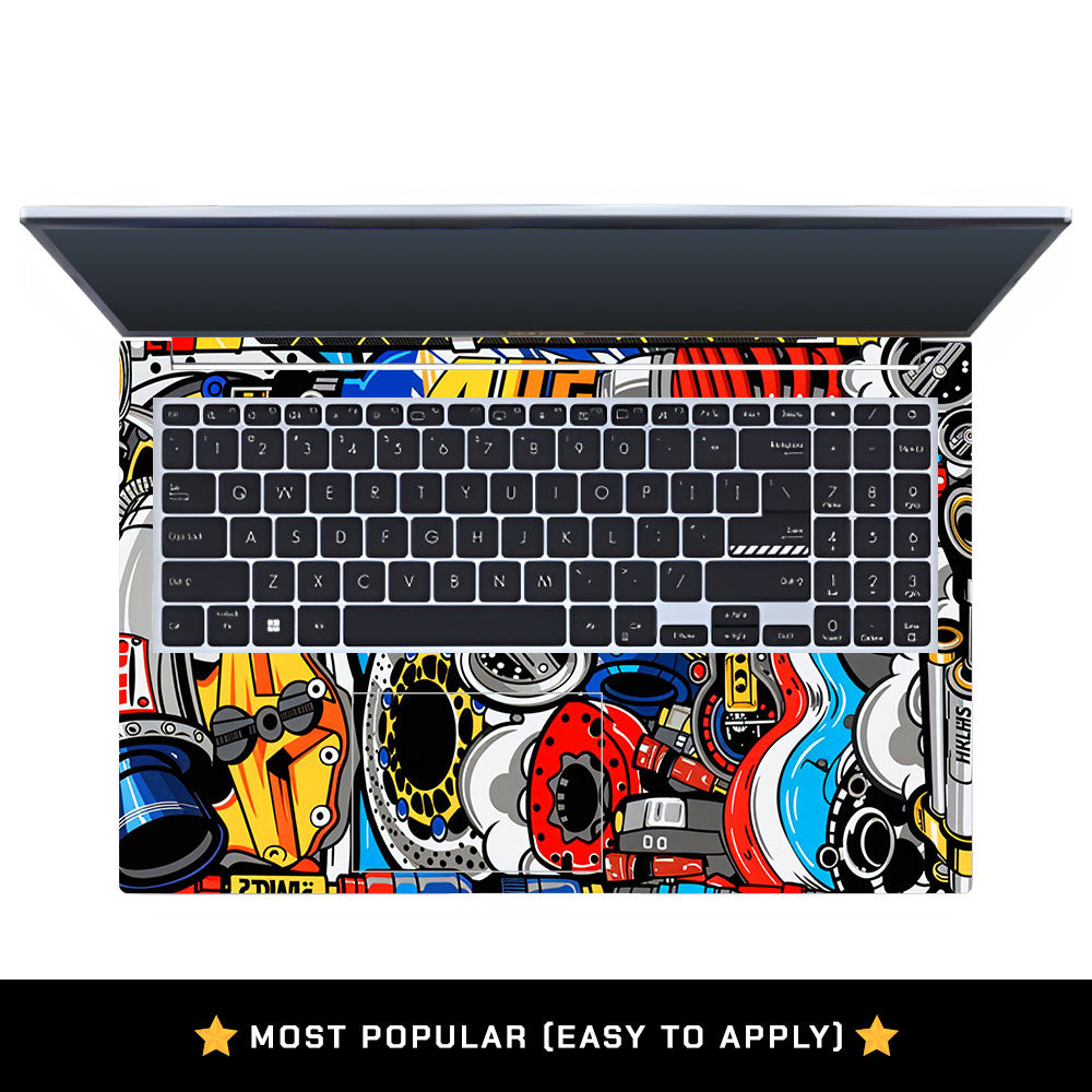 Mechanical Chaos Asus Vivobook 15 X1502VA Laptop Skin